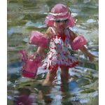 Corry Kooy / Little girl in the river